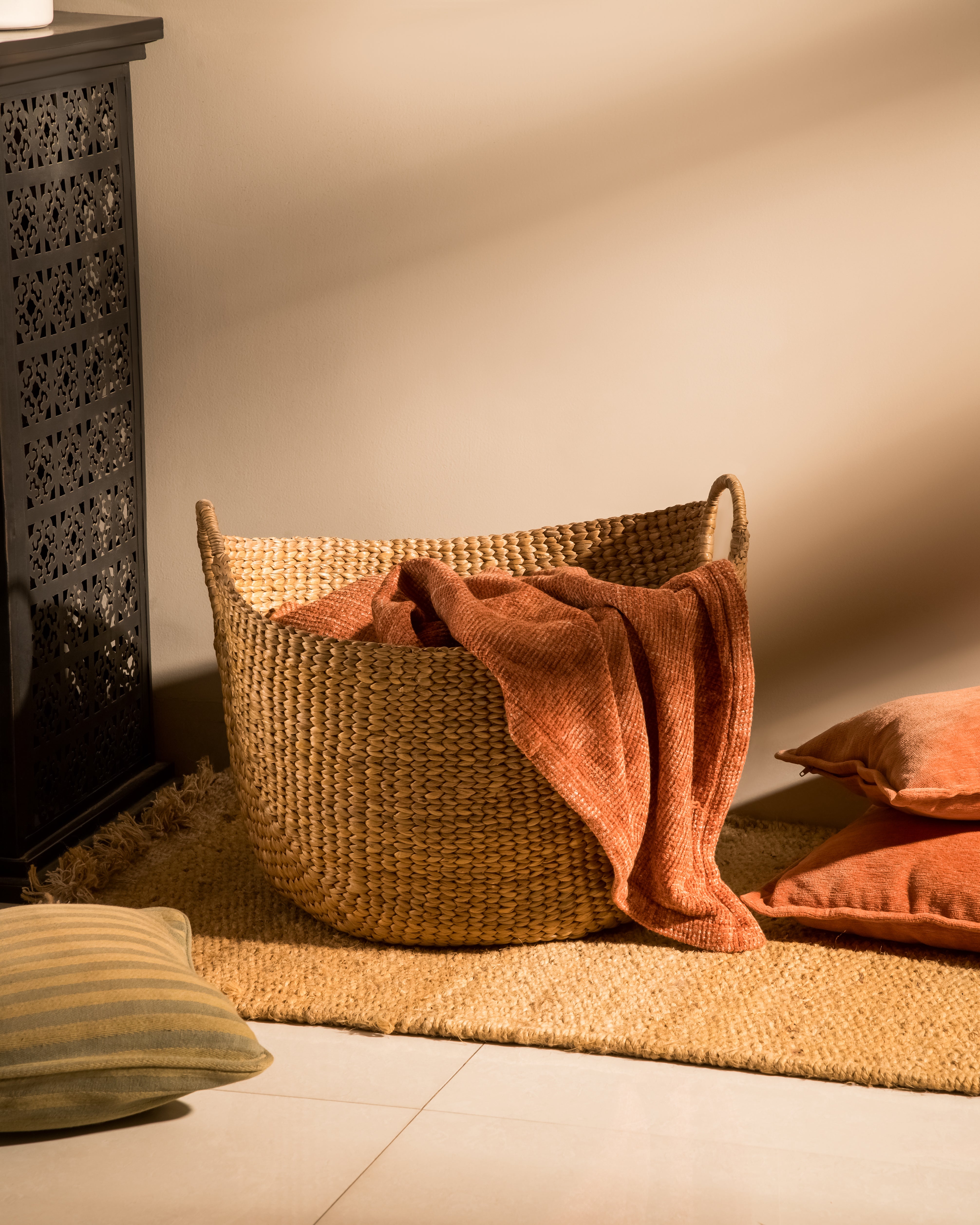 Water Hyacinth Laundry & Storage Basket