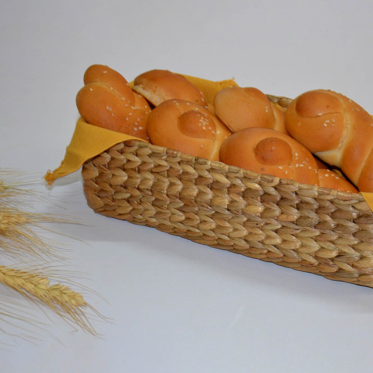 Water Hyacinth Rectangular Bread & Utility Basket