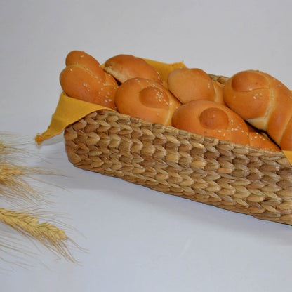 Water Hyacinth Rectangular Bread & Utility Basket