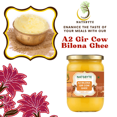 A2 Bilona Gir Cow Ghee 1 Ltr – Ghee by NATSBYTE available on Brown Living™. . SKU: Girghee. Img 2.