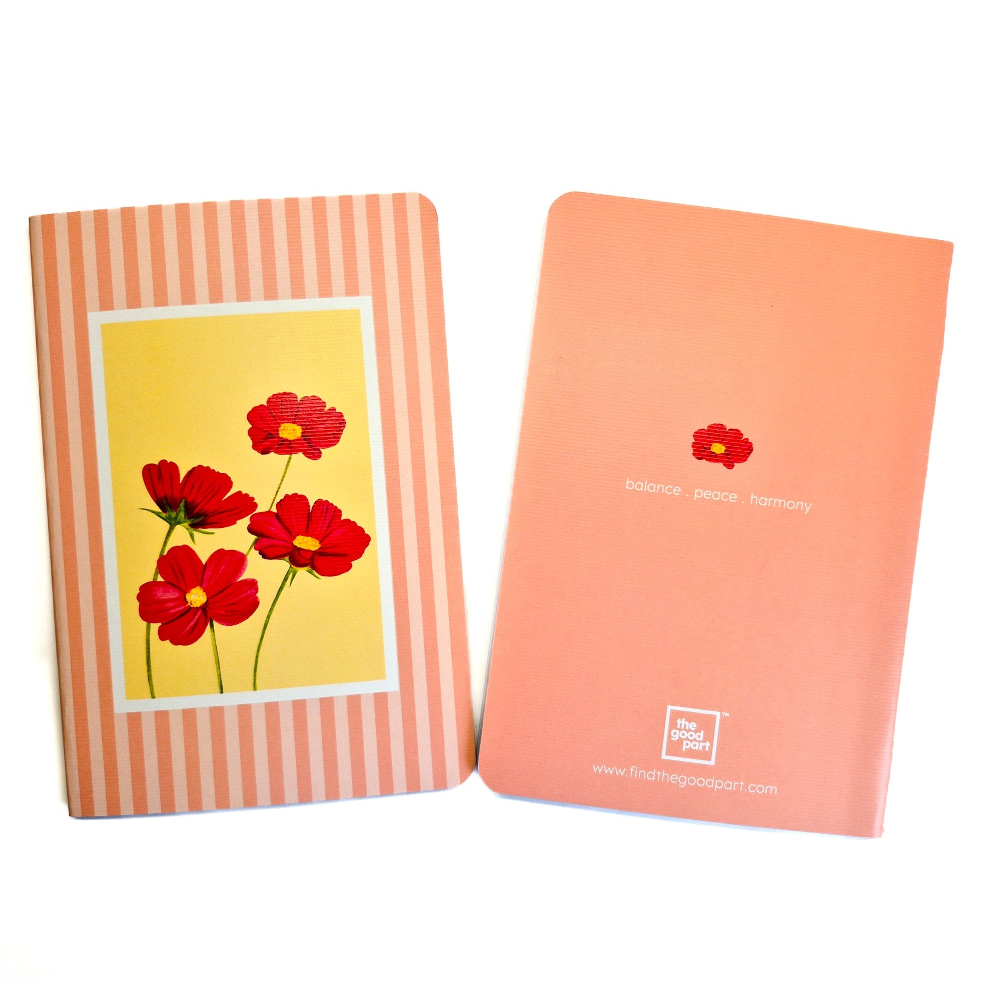 A5 Blank Notebook 100 Pages 100 GSM Paper | Cosmos Design – Notebooks & Notepads on Brown Living™. SKU: A5NB01D. Img 3.