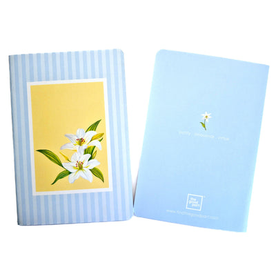 A5 Blank Notebook 100 Pages 100 GSM Paper | Lily Design – Notebooks & Notepads on Brown Living™. SKU: A5NB01A. Img 1.