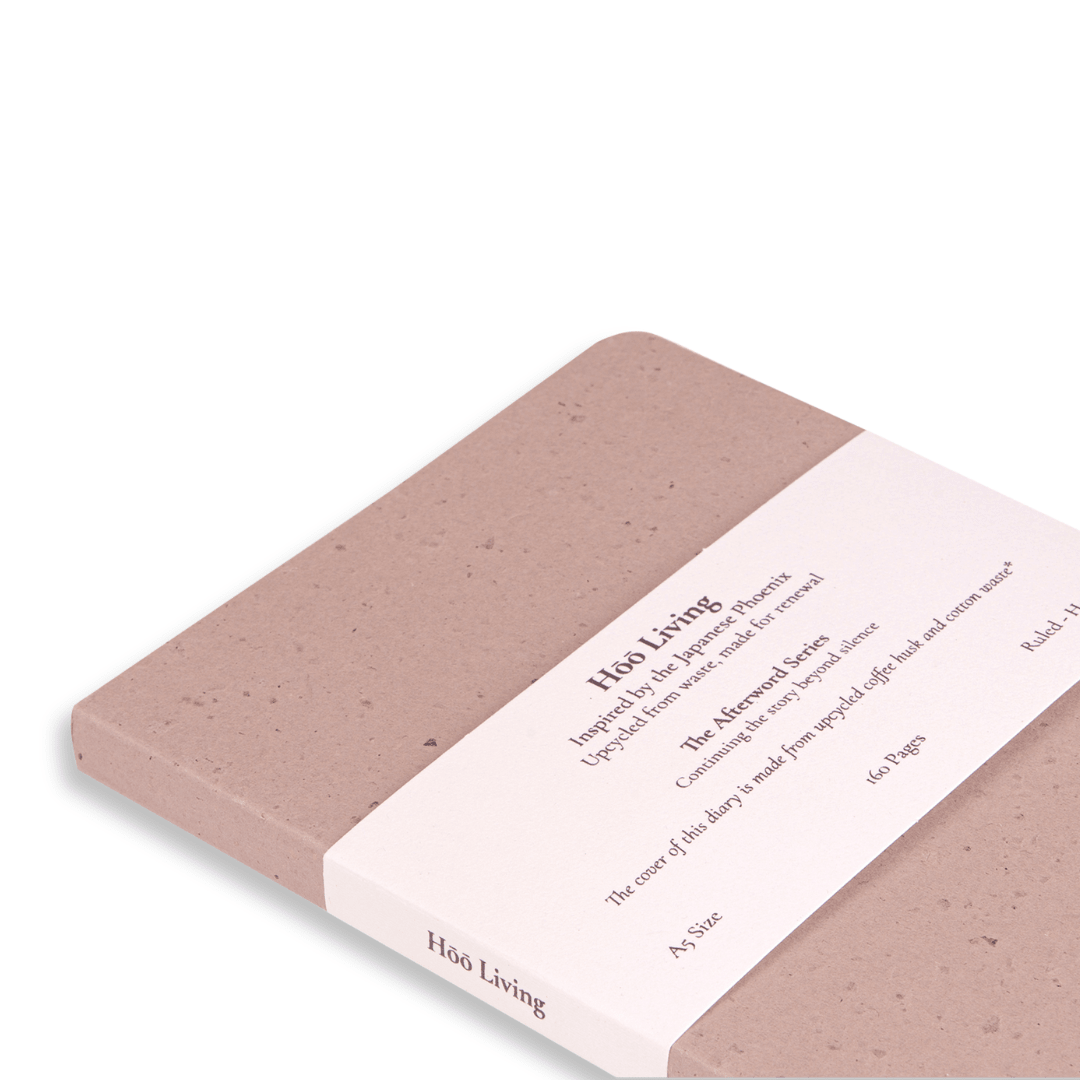 A5 Notebook 160 Pages Made from Upcycled Sanitary Pads – Notebooks & Notepads on Brown Living™. SKU: SGC3BRC1A5-160. Img 2.