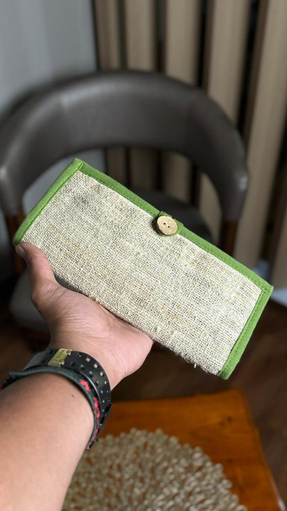 Aara Ladies Purse | 100% Hemp Eco - Friendly Wallet for Women – Womens Handbag on Brown Living™. SKU: OGBWALP07. Img 2.