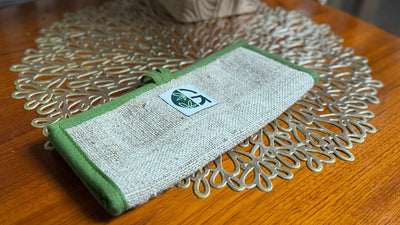 Aara Ladies Purse | 100% Hemp Eco - Friendly Wallet for Women – Womens Handbag on Brown Living™. SKU: OGBWALP07. Img 1.