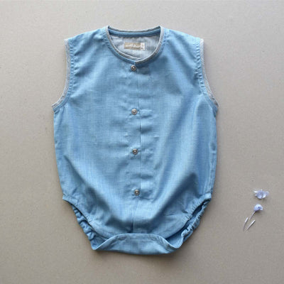 Aasmani Baby Onesie – Kids Onesies on Brown Living™. SKU: C1O00LB13NB. Img 2.