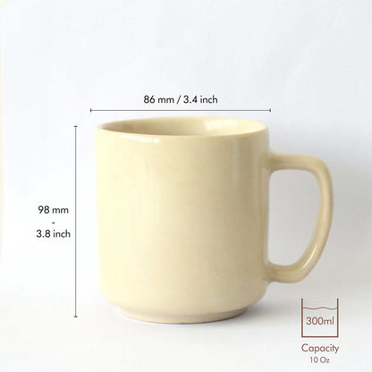 Abha Ecofriendly Recycled Ceramic Coffee Mug | Verified Sustainable by Brown Living™