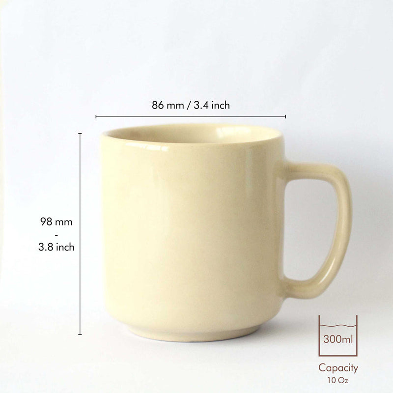 Abha Ecofriendly Recycled Ceramic Coffee Mug | Verified Sustainable by Brown Living™