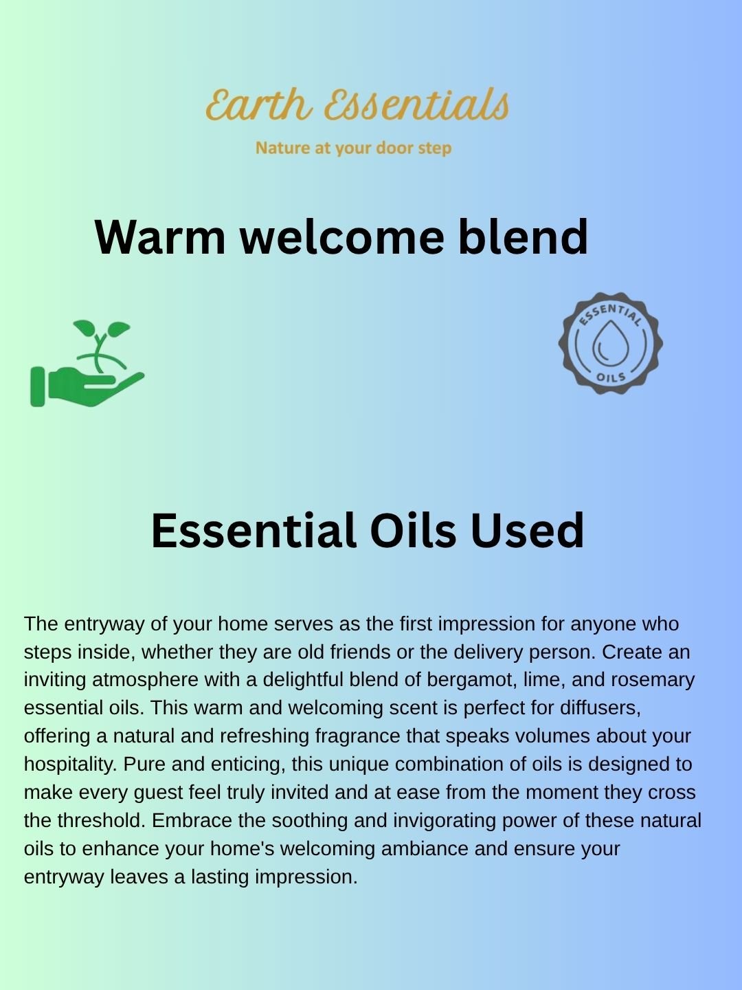 Abhinandan Oil Blend for Diffusers – Aromatherapy Welcome Scent – Essential Oils on Brown Living™. SKU: EssentialOil-AbhBlend. Img 5.