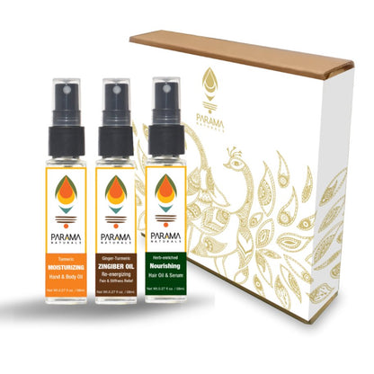 Abhyanga Self Care Collection (Protecting Turmeric) - Mini | Verified Sustainable by Brown Living™