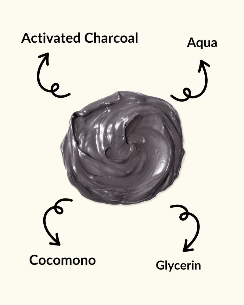 Activated Charcoal Deep Cleansing Homemade Facewash - 100ml | Verified Sustainable by Brown Living™