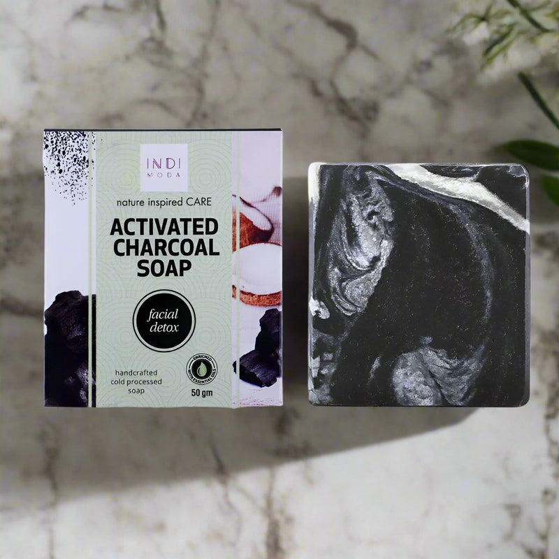 Activated Charcoal Facial Soap | Detoxifying & Natural Skincare | Verified Sustainable by Brown Living™