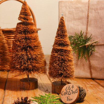 Handcrafted Coir Christmas Tree - 20 CM