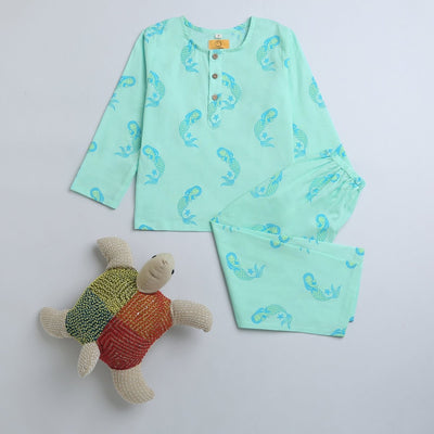 Adella The Mermaid - Unisex Kids Cotton Nightwear – Kids Pyjamas on Brown Living™. SKU: MITHNW - 082 - 1. Img 3.