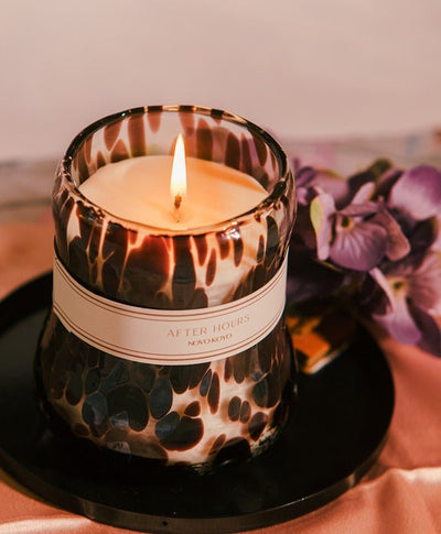 After Hours Candle | Mandarin Citrus & Oudh Scented Soy Wax Candle – Candles & Fragrances on Brown Living™. SKU: AHGC003. Img 1.