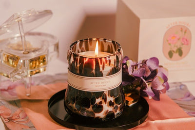 After Hours Candle | Mandarin Citrus & Oudh Scented Soy Wax Candle – Candles & Fragrances on Brown Living™. SKU: AHGC003. Img 4.