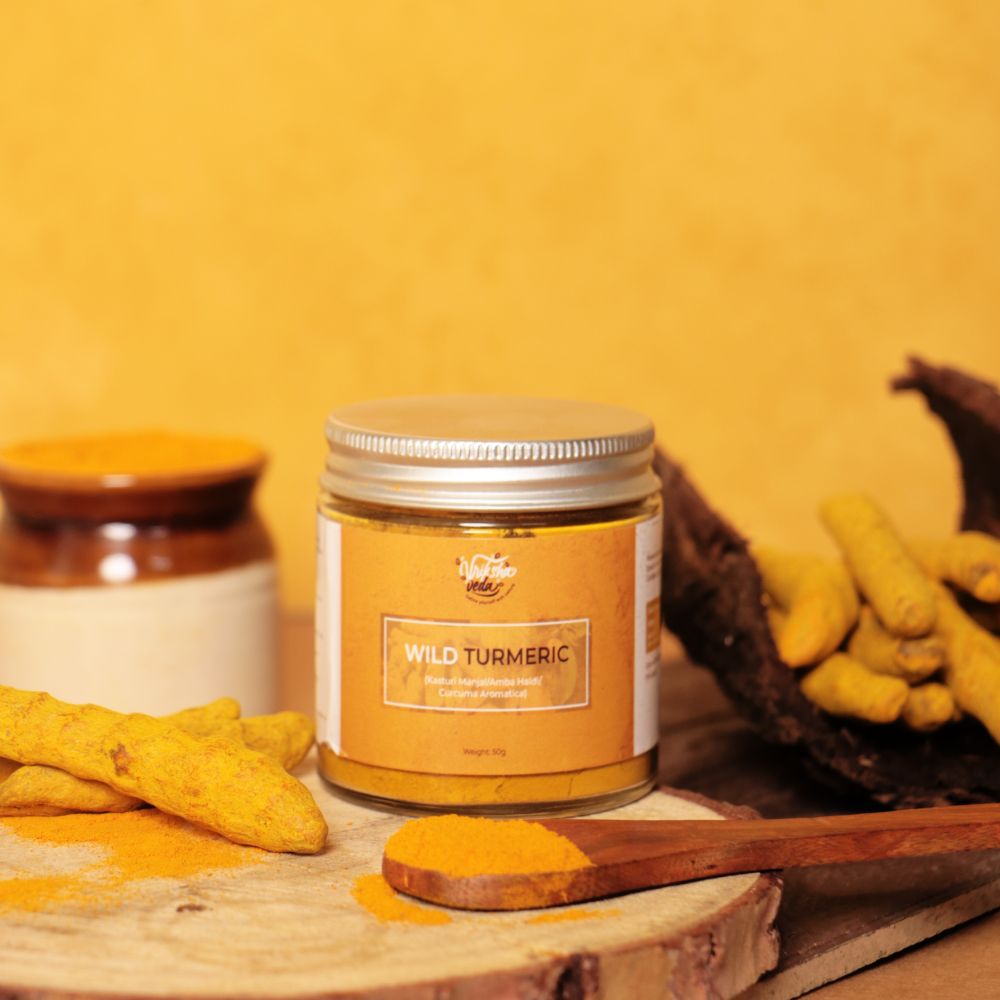 Kasturi Manjal/Amba Haldi/Wild Turmeric Face Pack- 50 g