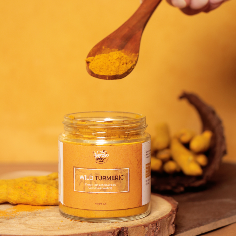 Kasturi Manjal/Amba Haldi/Wild Turmeric Face Pack- 50 g