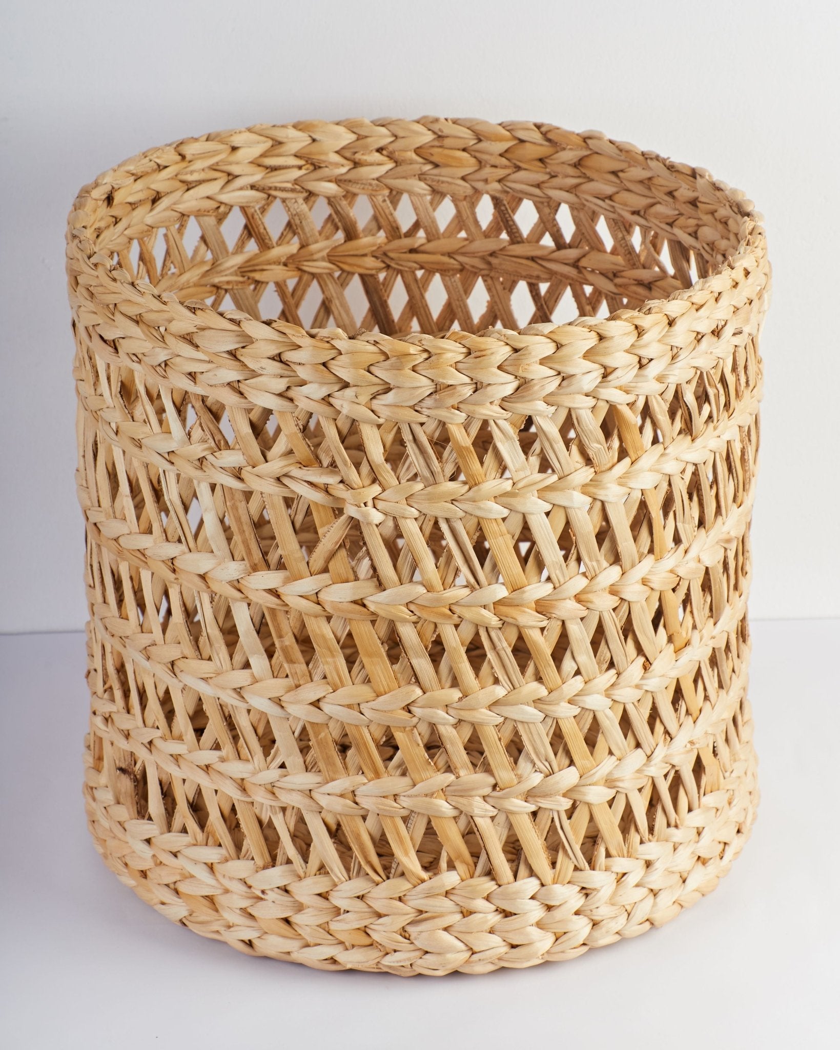 Aira – Banana Fiber Storage Basket – Baskets & Boxes on Brown Living™. SKU: S-002. Img 2.