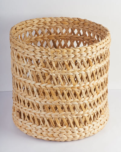Aira – Banana Fiber Storage Basket – Baskets & Boxes on Brown Living™. SKU: S-002. Img 2.
