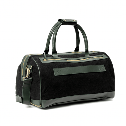Ajax Vegan Leather Duffle Bag – Travel Duffel on Brown Living™. SKU: TDGH20251001. Img 10.