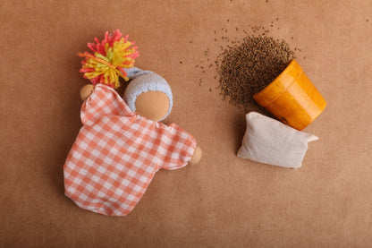 Ajwain Comfort Doll – Soft Aromatic Doll for Babies – Soft Toy on Brown Living™. SKU: AD03. Img 5.