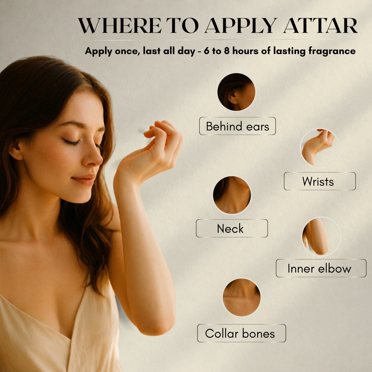 Aks | Floral Alcohol-Free Ittar Attar | 10mL Roll-On – Perfume on Brown Living™. SKU: Zikrr_Aks. Img 6.