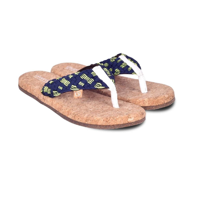 Alfa Royal Blue Women's Trendy Slippers | Verified Sustainable by Brown Living™