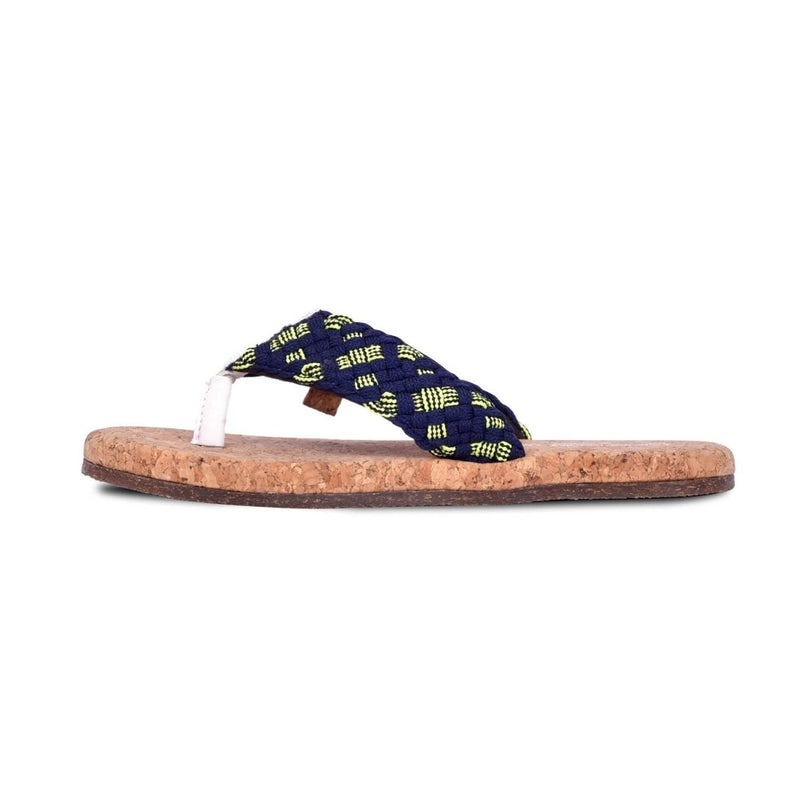 Alfa Royal Blue Women's Trendy Slippers | Verified Sustainable by Brown Living™