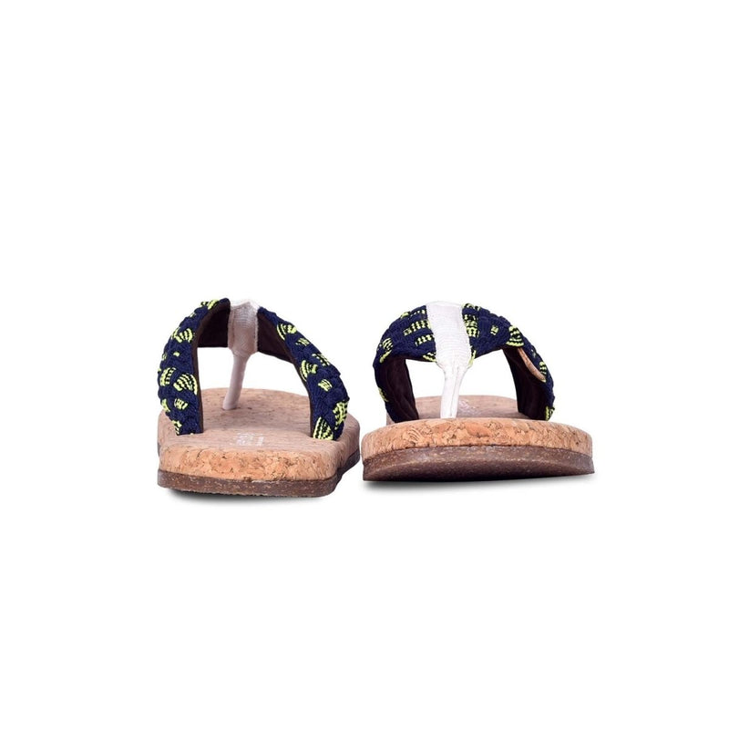 Alfa Royal Blue Women's Trendy Slippers | Verified Sustainable by Brown Living™