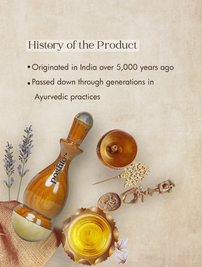 All - In - One Kansa Wand for Absorption, Circulation & Relaxation – Massager on Brown Living™. SKU: Posh - 23. Img 3.