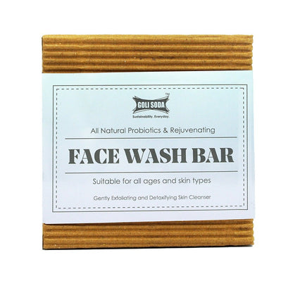 All Natural Probiotics & Rejuvenating Face Wash Bar (Pack of 2) | Verified Sustainable by Brown Living™