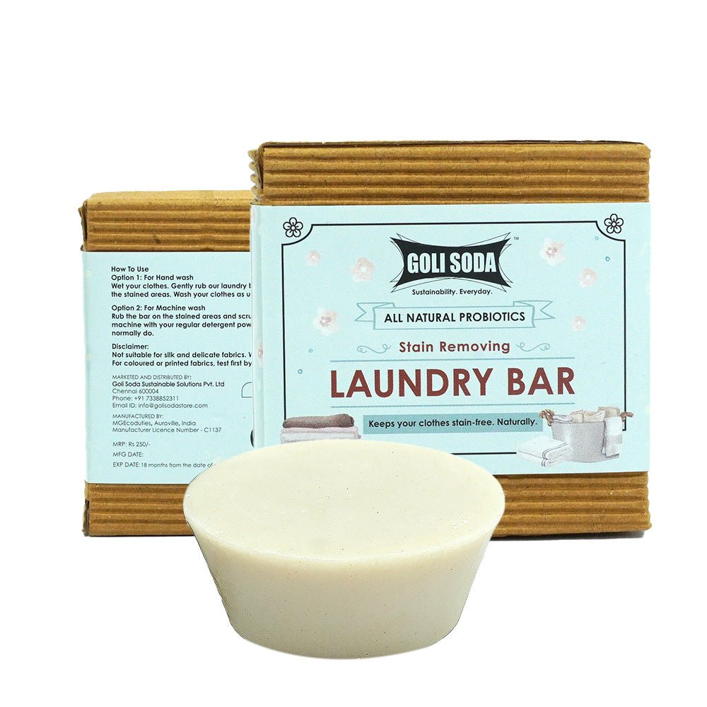 All Natural Probiotics Stain Removing Laundry Bar | Verified Sustainable by Brown Living™