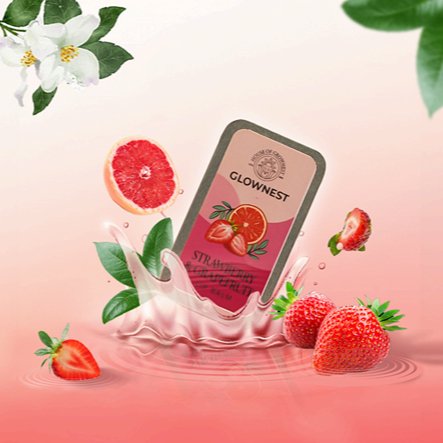 All Natural Strawberry & Grapefruit Lip Balm | Verified Sustainable by Brown Living™