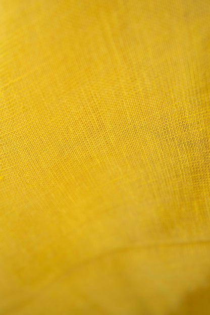 All Season Linen Scarf – Yellow | Lightweight Everyday Wrap for Women – Womens Scarf on Brown Living™. SKU: ANTASSY. Img 4.