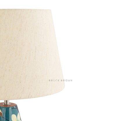 Almond Blossoms Night Lamp | Handcrafted Mango Wood Table Lamp | Verified Sustainable by Brown Living™