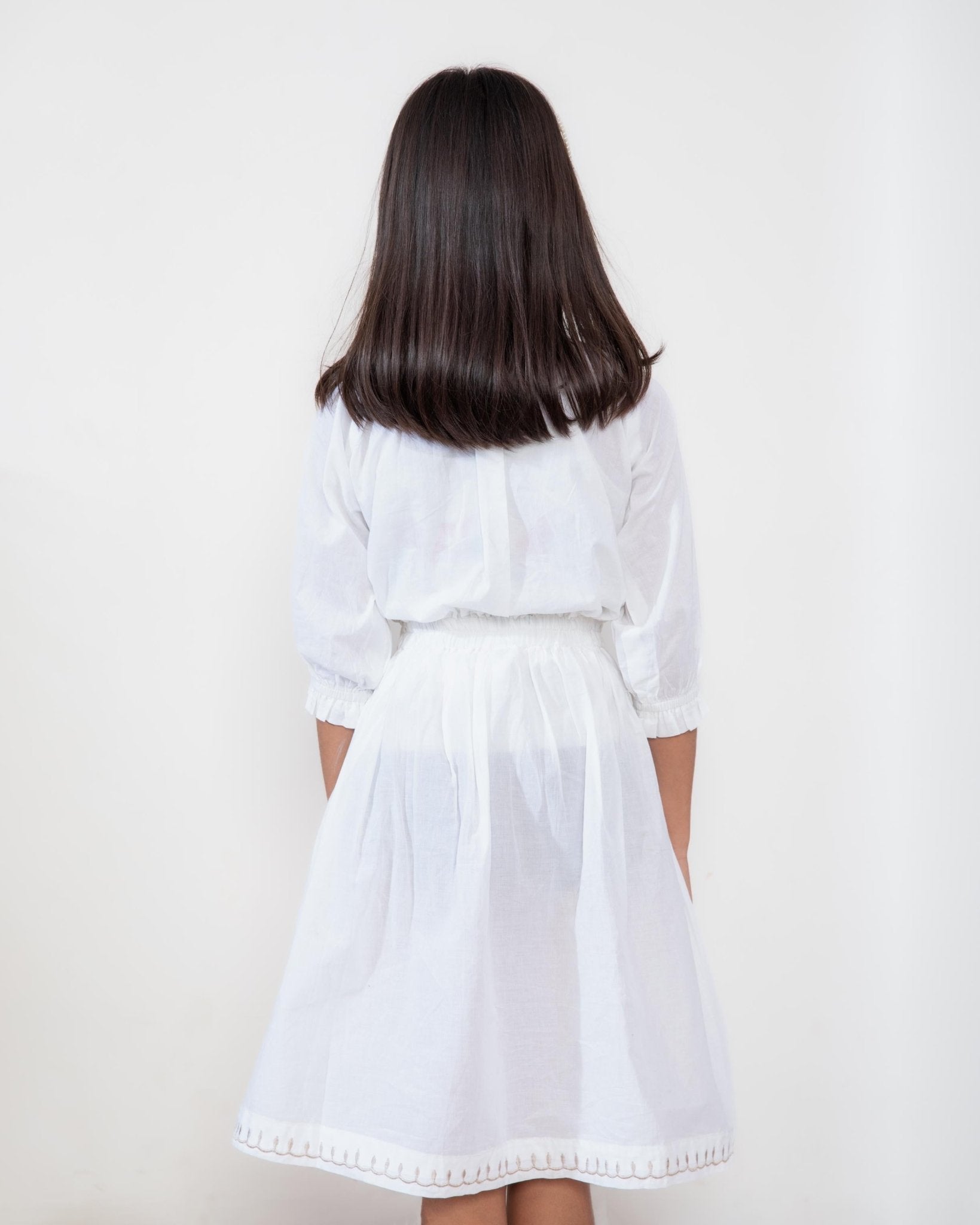 Ambar Play Set For Girls Comfortable Kids Outfit – Kids Daywear Sets on Brown Living™. SKU: APW01001. Img 4.