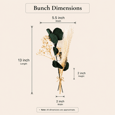 Amber Decorative Vase with Dried Flowers | Amber Haven Glass Decor – Vases on Brown Living™. SKU: V-413. Img 1.
