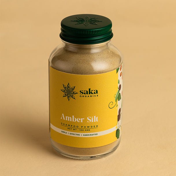 Amber Silt | Handmade Exfoliating Shampoo Powder (100gms) | Verified Sustainable by Brown Living™