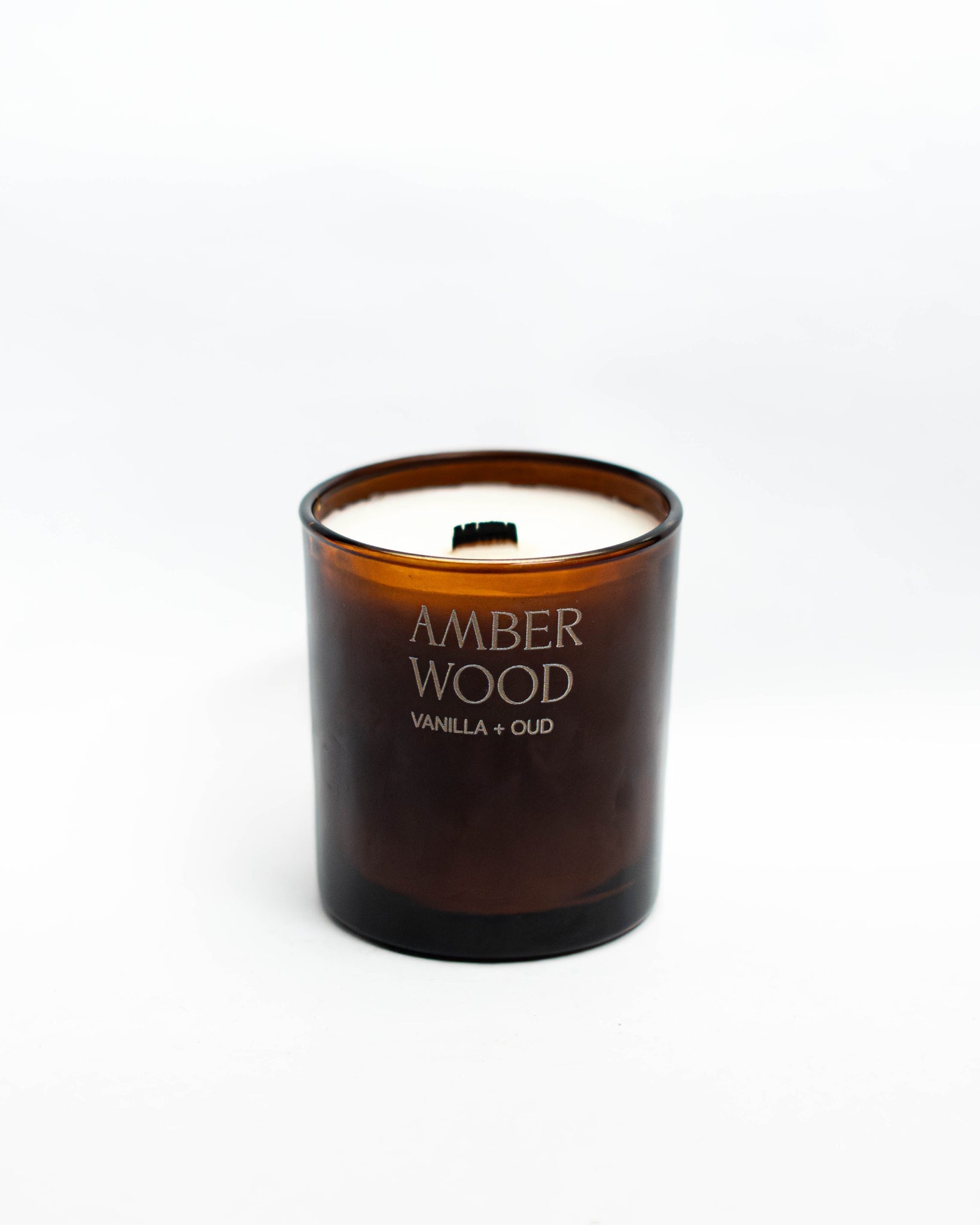 Amber Wood Soy Wax Candle | Warm, Earthy Fragrance – Candles & Fragrances on Brown Living™. SKU: MS-CND-0003-JAR. Img 4.