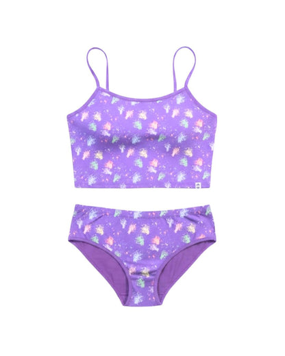 Amethyst Cotton Lingerie Set – Womens Accessories on Brown Living™. SKU: 008PSCL-BikiniPurpleSpltrAOP-XS. Img 1.