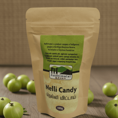 Amla Candy – Healthy Digestive Treat, Rich in Vitamin C & Antioxidants – Dried Fruits, Nuts & Seeds on Brown Living™. SKU: APPCL - 038. Img 1.