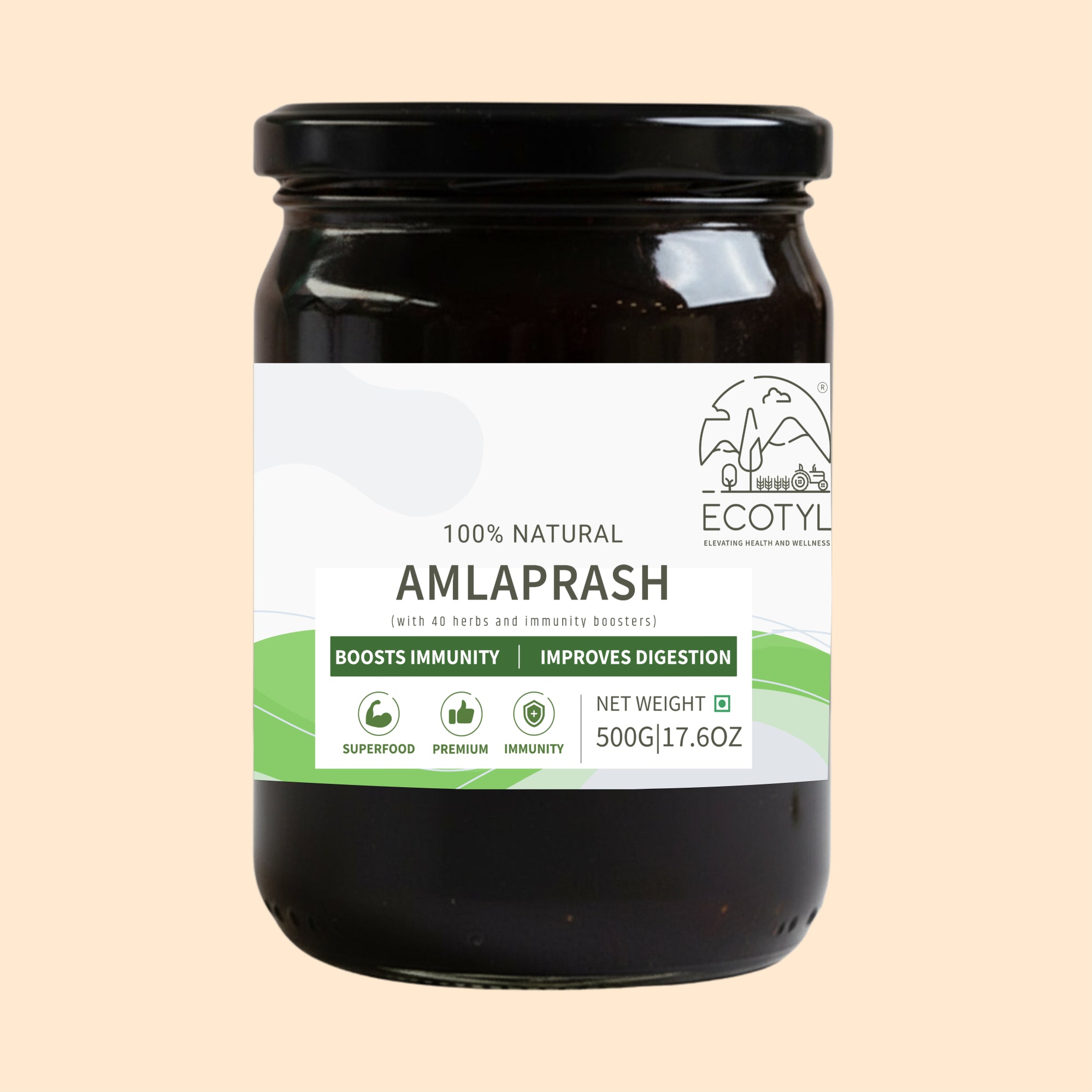 Amlaprash | Boosts Immunity | Improves Digestion | 500g – Health & Energy Drinks on Brown Living™. SKU: ECOTYL00047. Img 1.