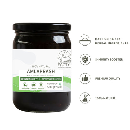 Amlaprash | Boosts Immunity | Improves Digestion | 500g – Health & Energy Drinks on Brown Living™. SKU: ECOTYL00047. Img 2.