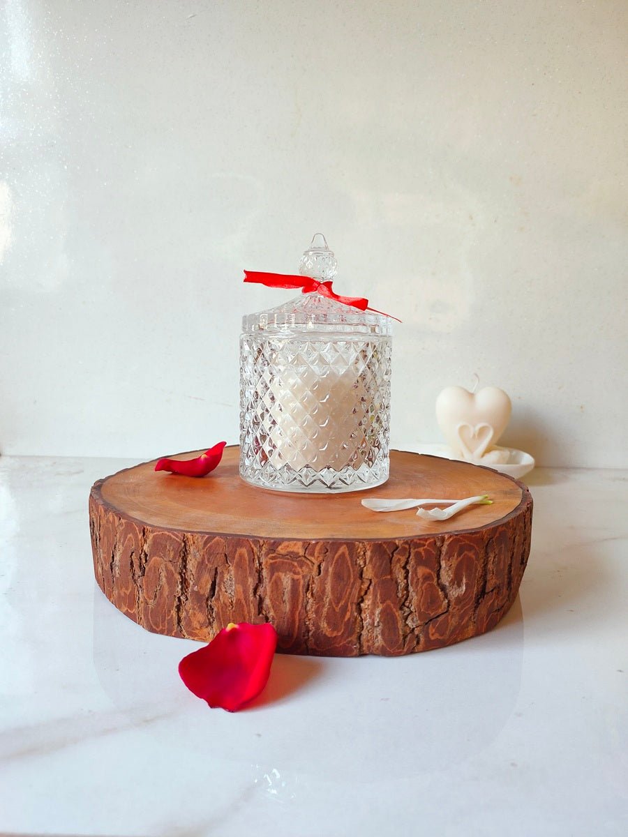 Amorentia Romantic Scented Candle | Valentine’s Day Gift – Candles & Fragrances on Brown Living™. SKU: BGASC. Img 1.