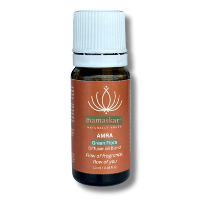 AMRA Diffuser Oil – Uplifting Natural Fragrance for Calm Spaces – Fragrance Diffusers on Brown Living™. SKU: DIF-NAM-001-AMR. Img 2.