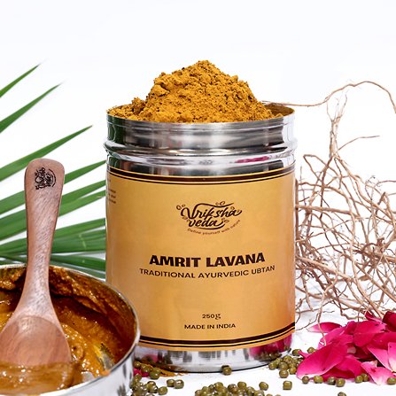 Amrit Lavana Ayurvedic Ubtan | Natural Bathing Powder | 250 g | Verified Sustainable Body Bathing Powder on Brown Living™