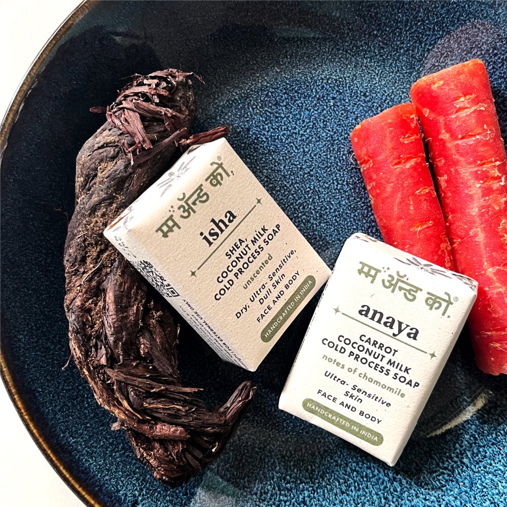 Anaya Carrot Coconut Milk Cold Process Soap – Body Soap on Brown Living™. SKU: CBS03a. Img 9.