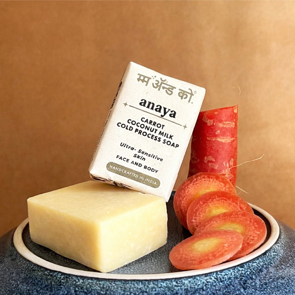 Anaya Carrot Coconut Milk Cold Process Soap – Body Soap on Brown Living™. SKU: SCB06. Img 7.