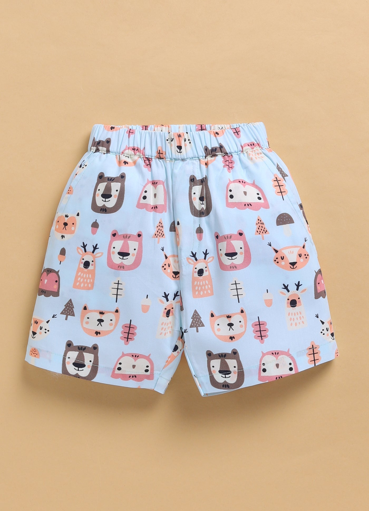 Animal Adda Unisex Kids Co - ord Set | Fun Printed Comfortable Outfit – Kids Daywear Sets on Brown Living™. SKU: AAU23M1. Img 3.